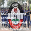 NSCDC Shortlisted Candidates 2023 – How To Check Your Name NSCDC Shortlisted Candidates 2023 – How To Check Your Name