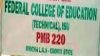 Federal College of Education (T), ISU Ebonyi State